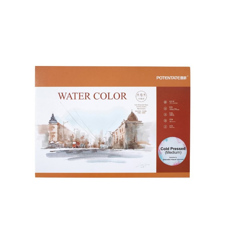 

Potentate Watercolors Pad 27x19.5cm - Cold Pressed