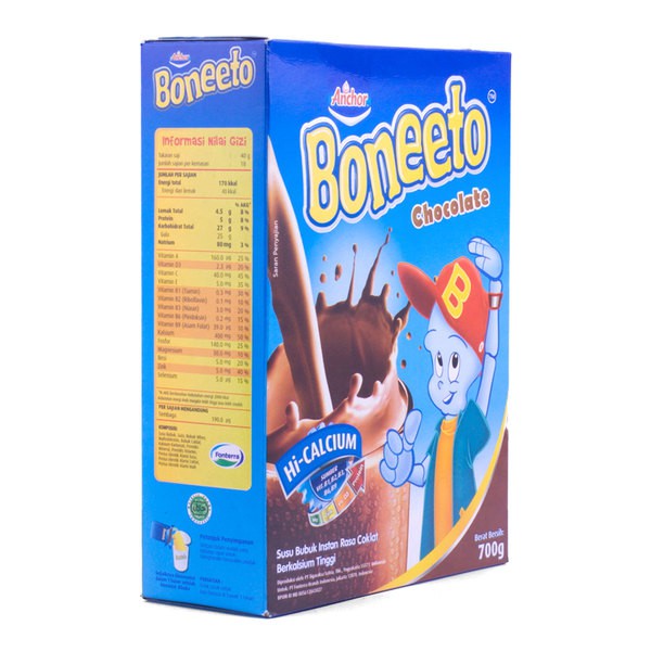 

BONEETO Vanilla 700gr - Susu Anak Tinggi Kalsium Rasa Vanila 700 gram