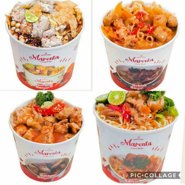 

Marenta cireng seblak cuangki batagor