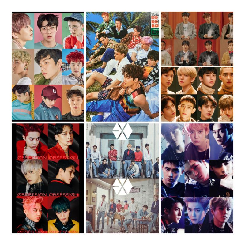 POSTER A5 EXO ALL ERA (MAMA - OBSESSION)