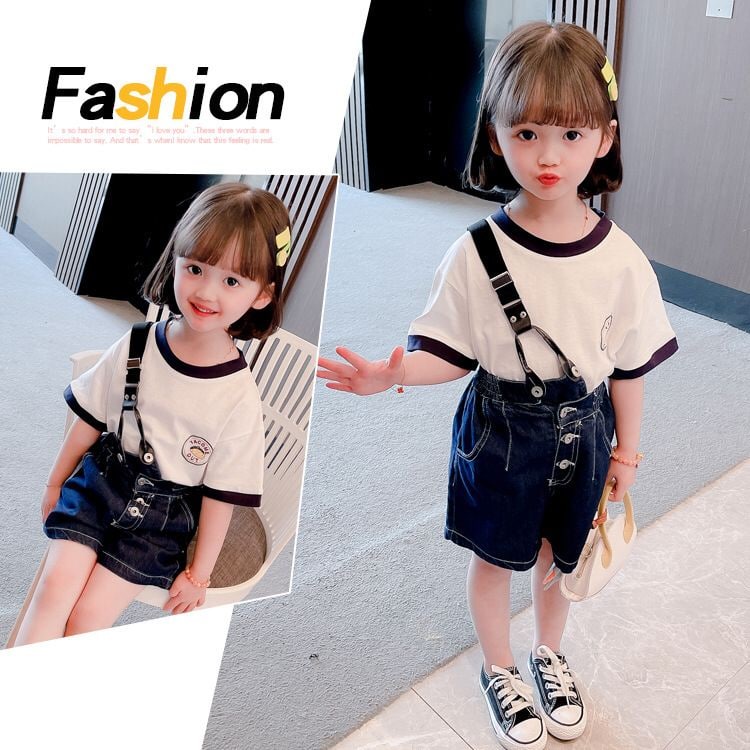 Promo !! Setelan baju anak perempuan / setelan tacome out playsuit ukuran 4-7tahun / Setelan import trendy