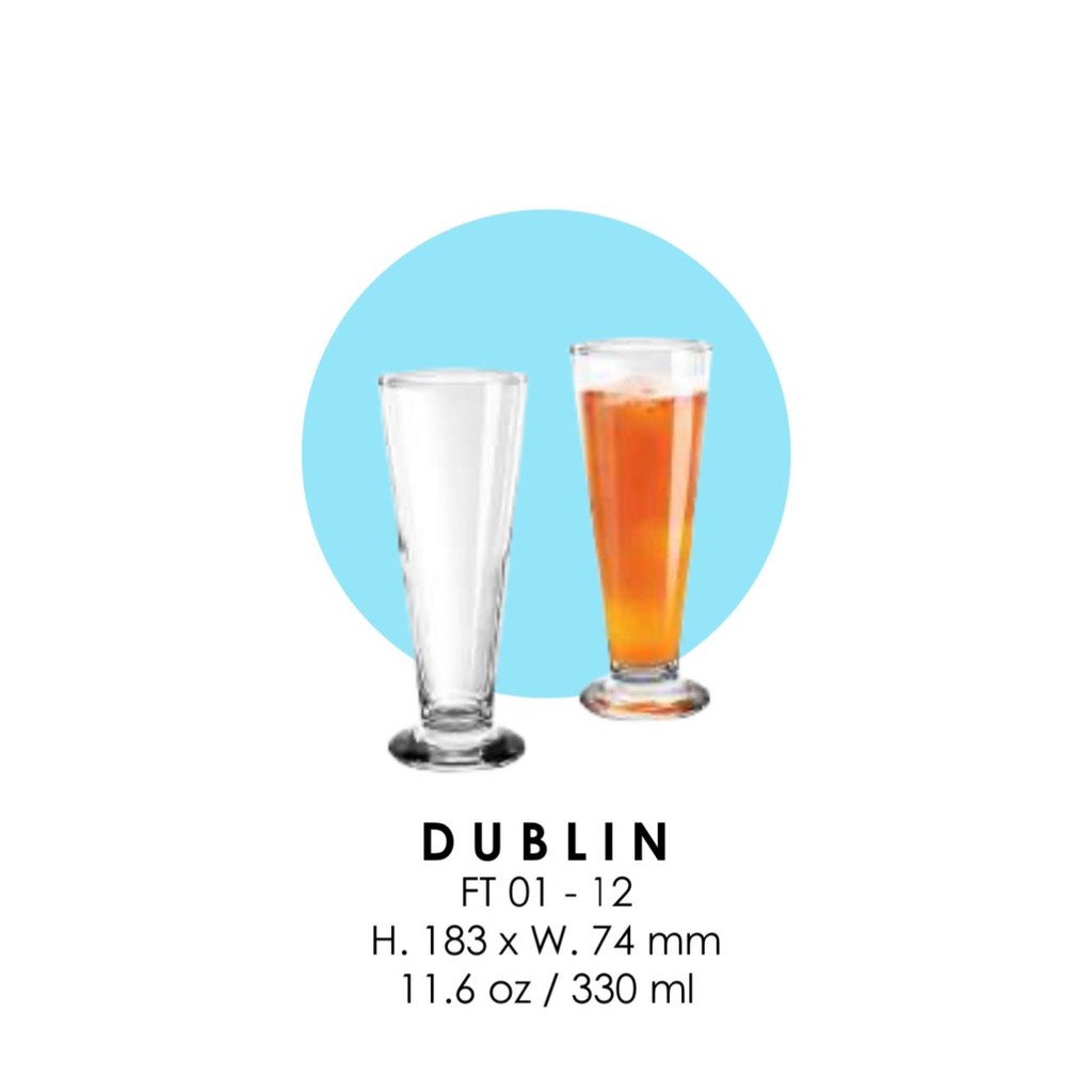 CITINOVA DUBLIN GELAS KACA BELING 6PC DLX GLASS JUS SURABAYA CAFE HORECA RESTO