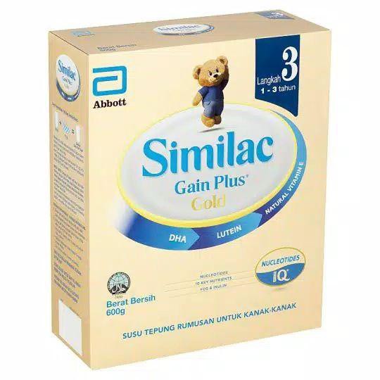 Similac Gain Plus Gold Step 3 - 600gr 