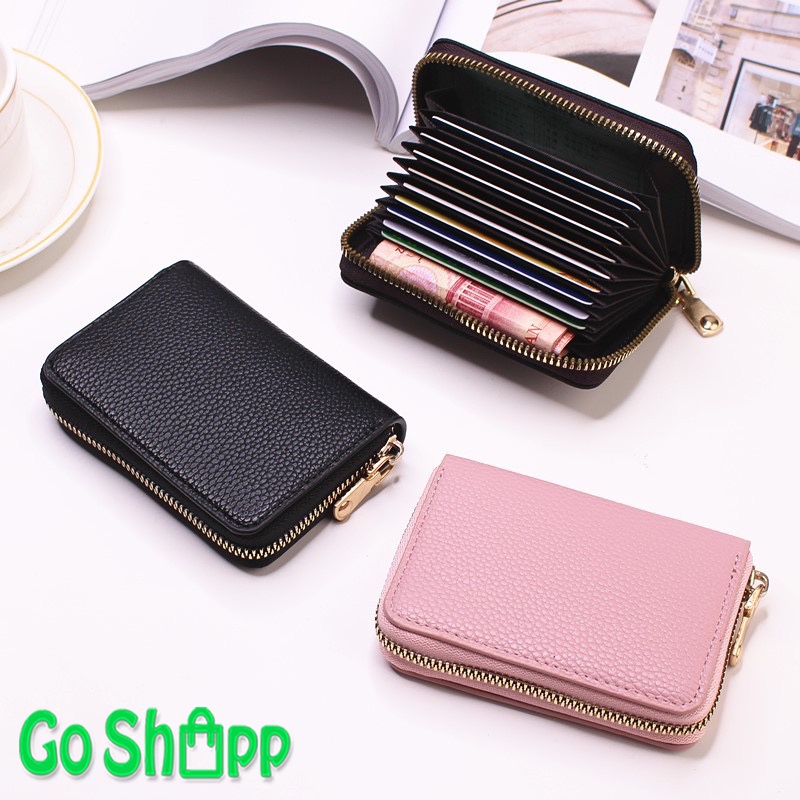 Dompet Kartu Import Kulit PU - Card Holder Import - Dompet Kartu Pria Wanita Fashion Korea - Dompet Kartu Model Terbaru [PD15]