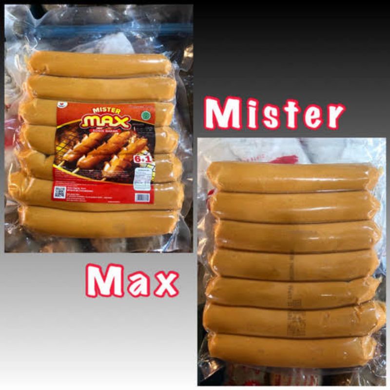 

(Promo) sosis sapi jumbo max mister isi 7 pcs