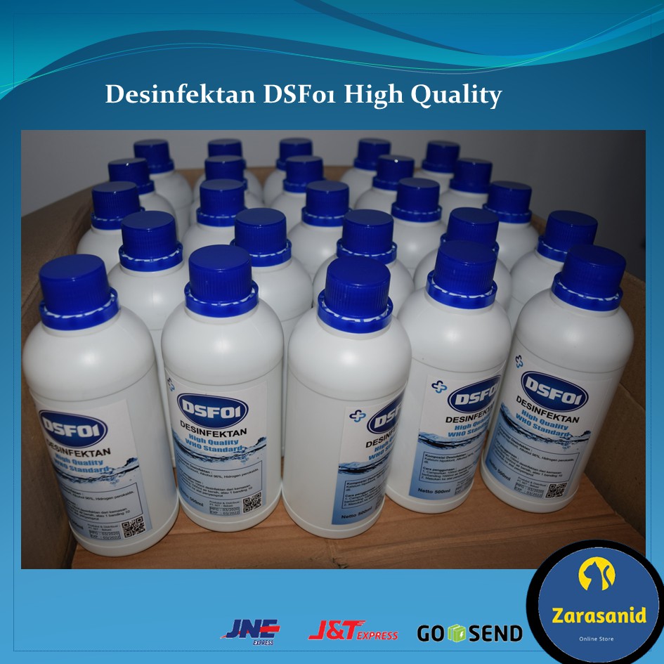 Paket Desinfektan dan Semprotan DSF01 Standar WHO Ready Stock 500ml Bisa Kirim Gojek Harga normal