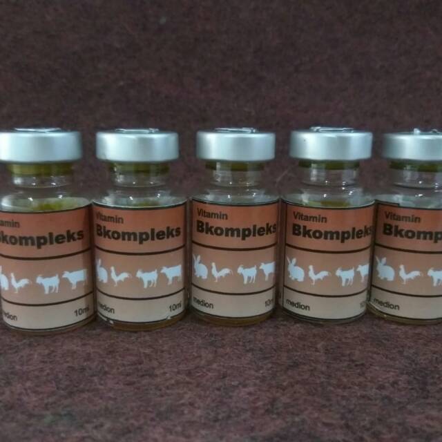 Vitamin B Kompleks 10 ml untuk Hewan