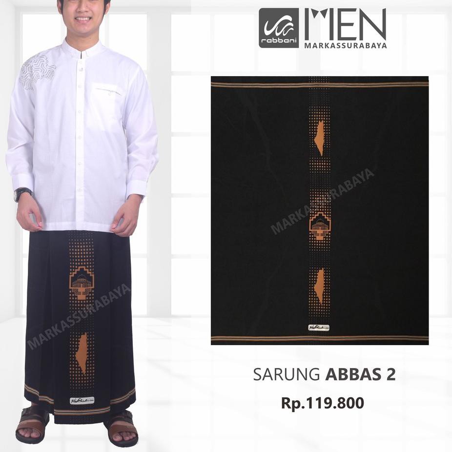 ✮ SARUNG PALESTINE ABBAS 2 RABBANI ORI ☇