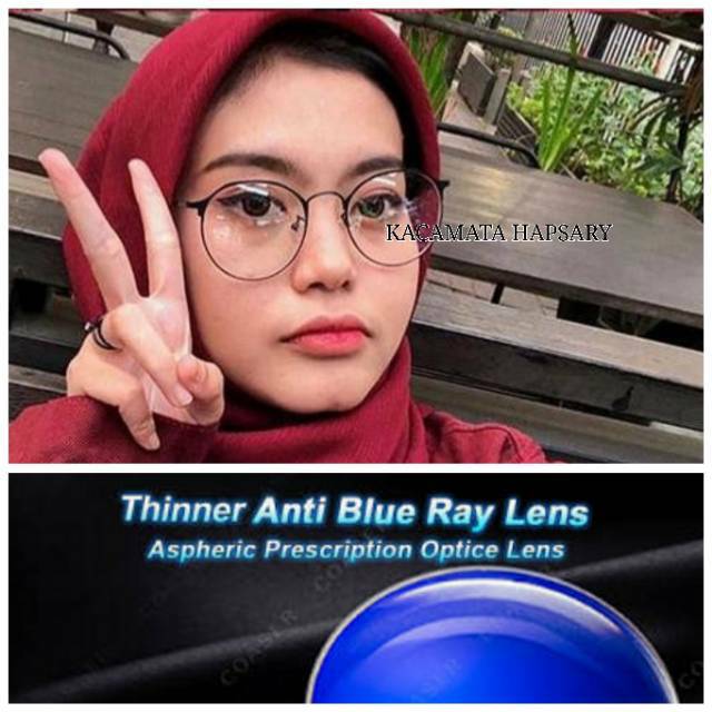 Frame Kacamata Wanita Terbaru Anti Radiasi BLUERAY, Kaca mata Minus, Kacamata Plus, Kacamata Anti UV