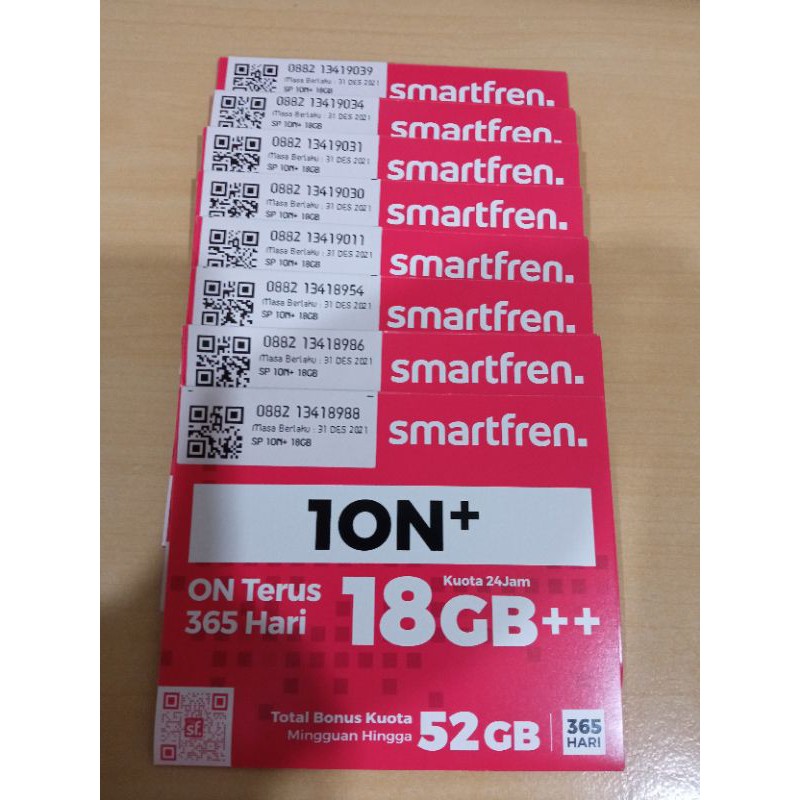 Kartu Perdana Smartfren 1ON+ 18GB