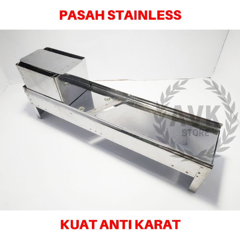 Pengiris Serbaguna Pengiris Bawang Merah Pemotong Singkong Pasah Bawang Stainless