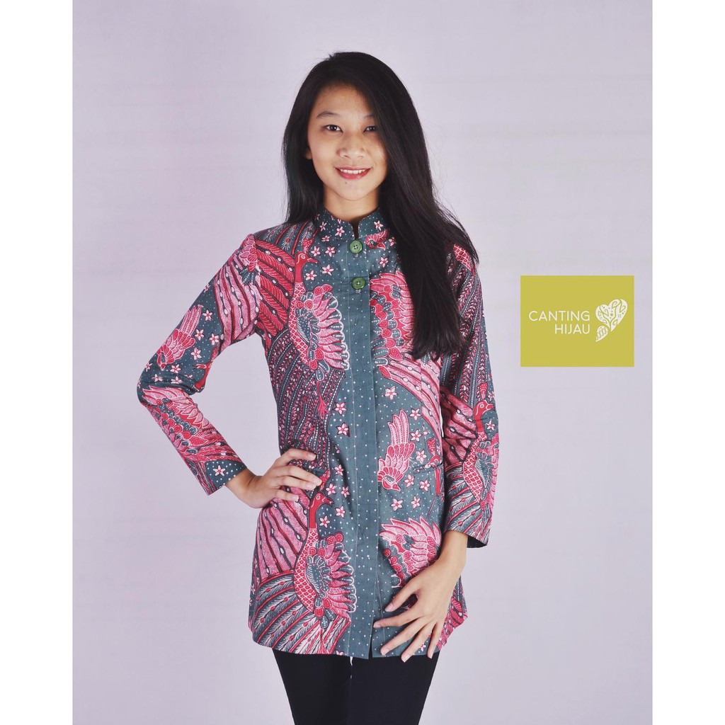 Blazer Atasan Batik Wanita