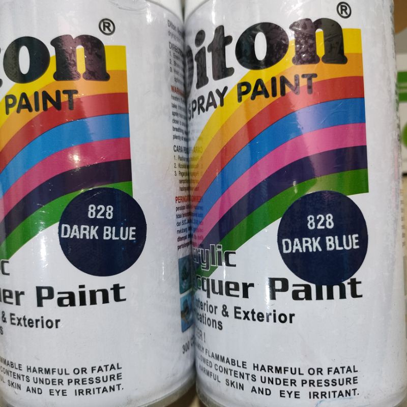 Pilok Pilox Cat Diton Dark Blue 828 Biru Gelap 300cc Pilok Diton Pilox Diton Cat Diton 300cc