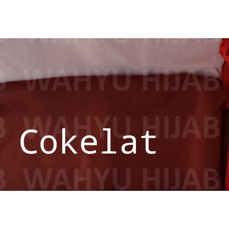 Bergo Bayi Renda kepala Anak Maryam Jilbab Kerudung/anak kids renda kepala 0-1 th-coklat