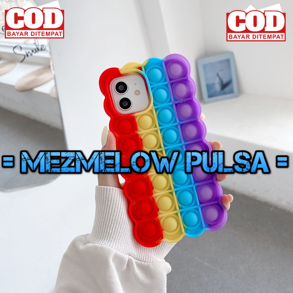 Softcase Lembut Soft Case POP IT BISCUIT Rainbow Silicone IPHONE 11 BIASA