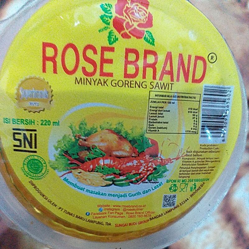 

Minyak goreng murah Rosebrand