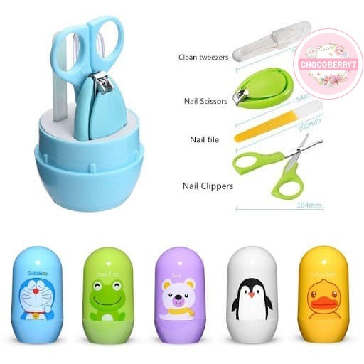 Kandila Nail Clipping Manicure Set Gunting Kuku Bayi 4in1