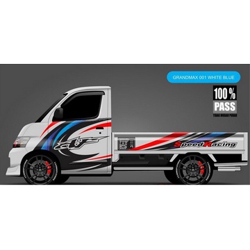 Sticker mobil pickup granmax t120ss stiker pick up t120ss futura carry l300 stiker granmax