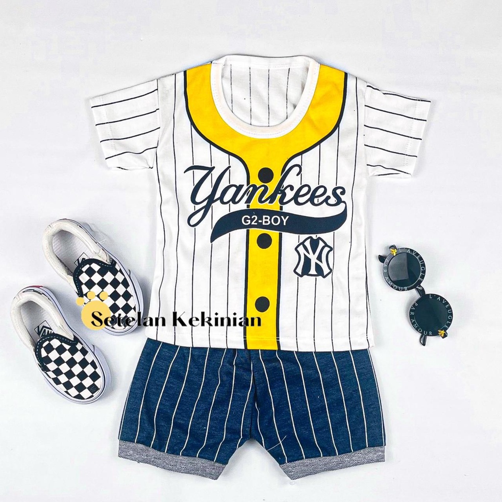 [SK] Setelan Anak Bayi Laki Laki 0bln - 12bln Set Pakaian Baby Baju Bayi Stelan Baby Set Baby Boy