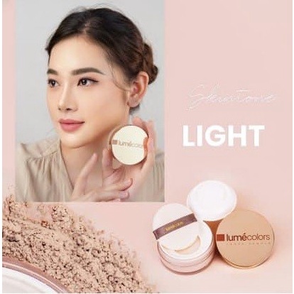 COD Loose Powder Lumecolors Bedak Tabur Lumecolors Bedak Wajah - Light