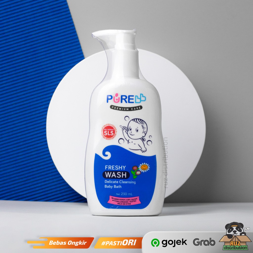 Pure Baby Wash Freshy Biru