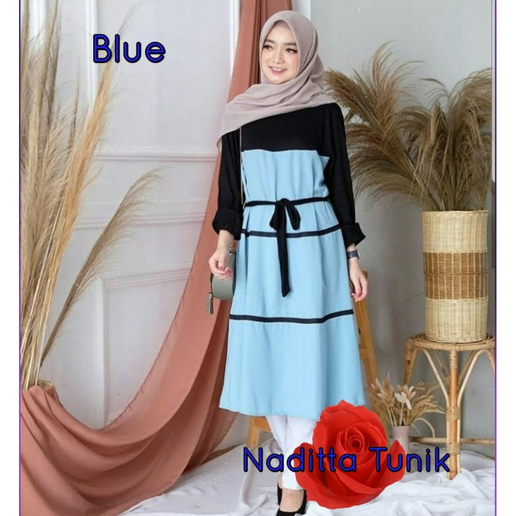 [Shenmyprint] Kaditta Tunik | Atasan Wanita | Baju Wanita | Tunik Wanita | Outfit Kekinian