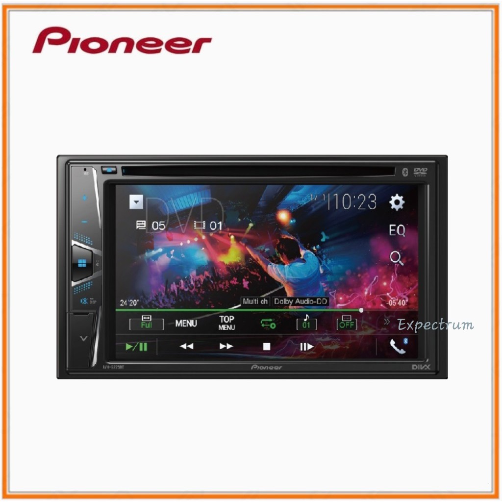 Pioneer AVH-G225BT Tape Mobil AVH G225 BT Double Din Head Unit Audio