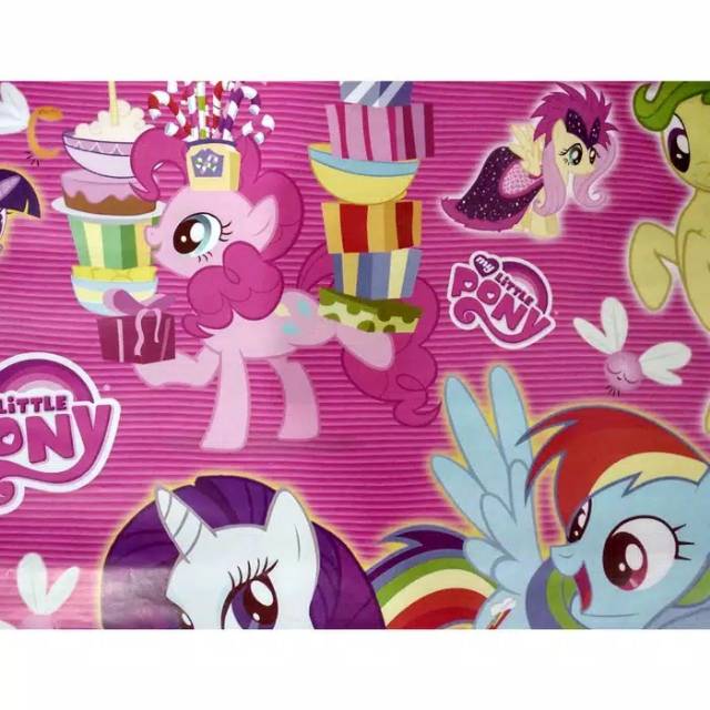 Kertas Kado Karakter Lol Little Pony Kertas Kado Tebal Licin Satuan