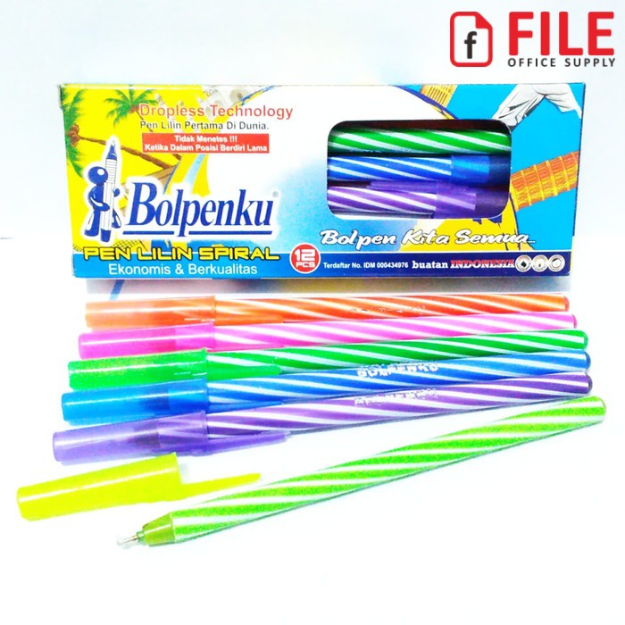 

Pulpen Lilin Murah Hitam Bolpenku (1 Lusin 12 pcs)