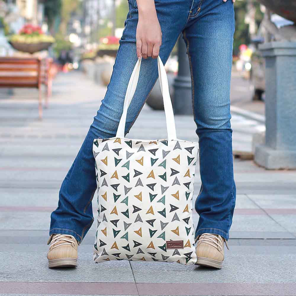 Tas Totebag Cewe Wanita Selempang Brand Totemi Motif Lokal Premium TTM 100