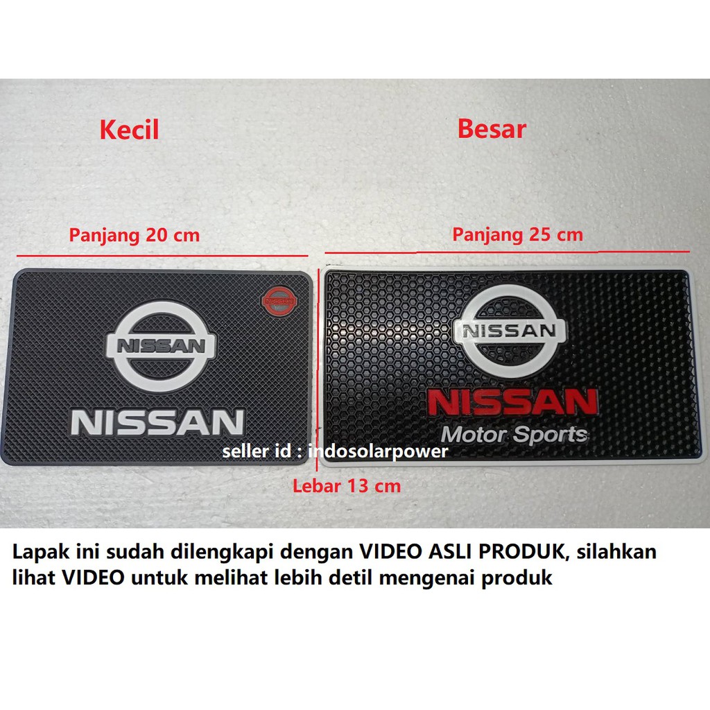 Dashmat NISSAN anti slip sticky pad HP GPS dashboard mobil Livina Evalia Juke Serena March Xtrail