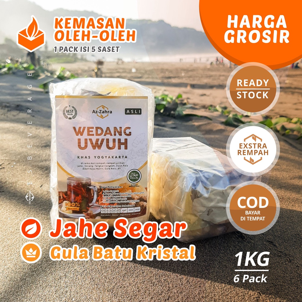 

[GROSIR] Paket Wedang Uwuh Komplit Gula Batu Jahe Segar / Basah Asli Khas Yogyakarta