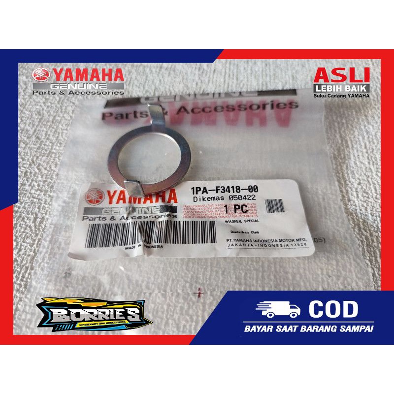 WASHER PLAT BESI RING PENGUNCI MUR KOMSTIR R15 OLD V2 R155 VVA V3 XABRE MT15 MT 15 ORI 1PA-F3418-00