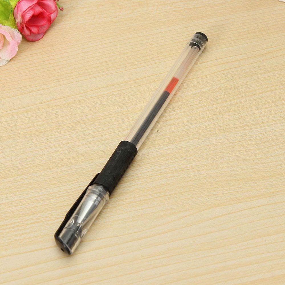 Lanfy 10 Pcs RollerBall Ballpoint Pen 10 Pcs Siswa Digunakan Di Kantor Sekolah RollerBall Tinta Hitam