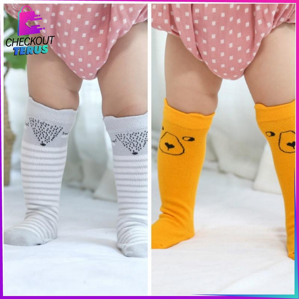 CT P6 Kaos Kaki Anak Bayi Panjang Kaos Kaki Anti Slip Anak Bayi Kaos Kaki Motif Lucu Kaos Kaki Fashion Korea Socks Import Murah