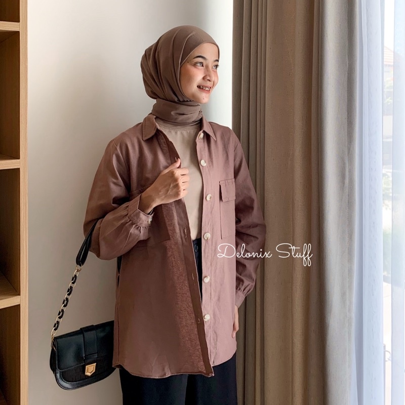 DELONIX | Erisya linen top