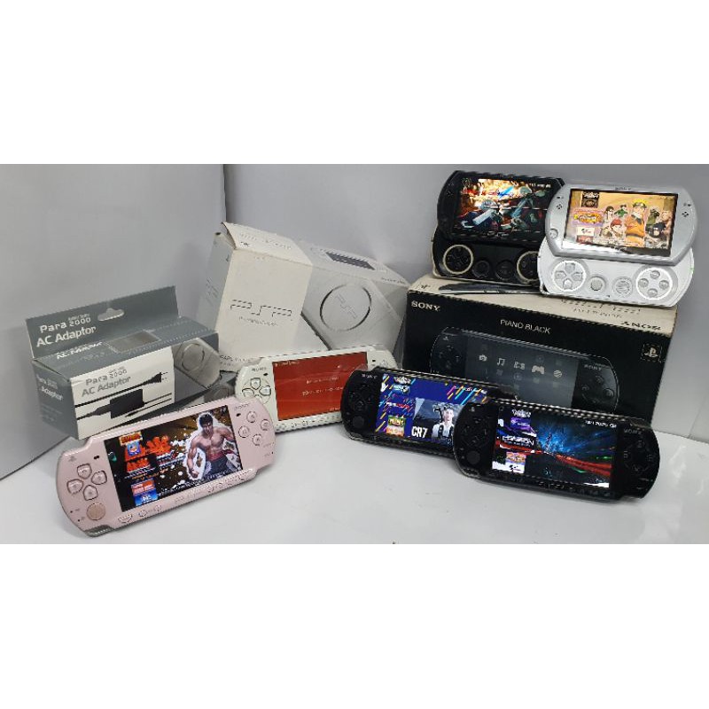 Psp go sony memory 16 giga good condition fullgame(pre-owned) no dus box