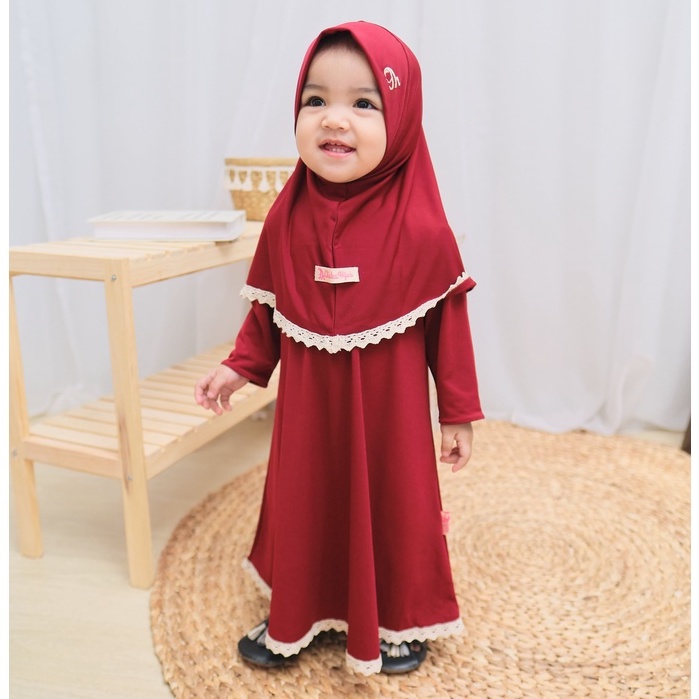 HONEYBLOSSOM gamis bayi alesha / gamis bayi perempuan satu set polos