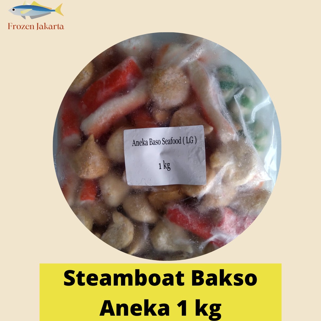 ANEKA BAKSO IKAN STEAMBOAT MIX BAKSO SEAFOOD FROZEN JAKARTA