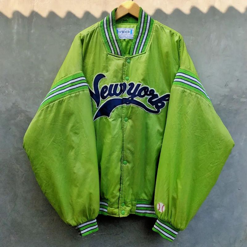 Jaket Varsity New York Vintage Second Preloved Not Starter