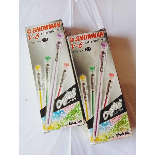

PULPEN BALLPOIN PENA ALAT TULIS SNOWMAN V-6