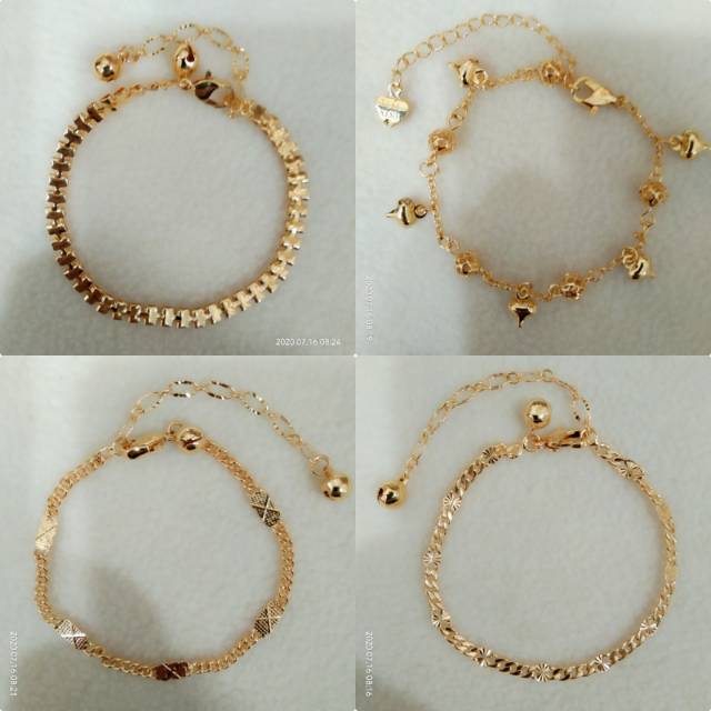 Gelang tangan dewasa perhiasan mewah