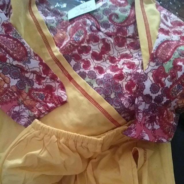 Setelan Batik Anak Perempuan - Pakaian Batik Anak Muslim - Baju Batik Anak Umur 1 – 6 Tahun - Kikan