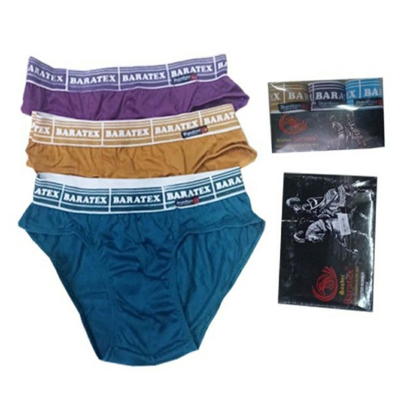 Celana Dalam Pria BARATEX SANDOR Ban Besar (1 Pack = 3Pc)