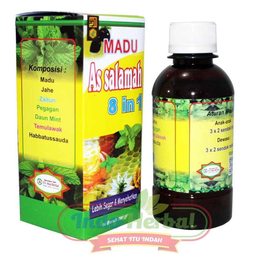 Madu As Salamah 8 in 1 | Madu Batuk AsSalamah