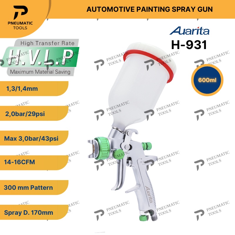 Jual Spray Gun Auarita H Hvlp Original Automotive Painting Spray Gun H Shopee Indonesia