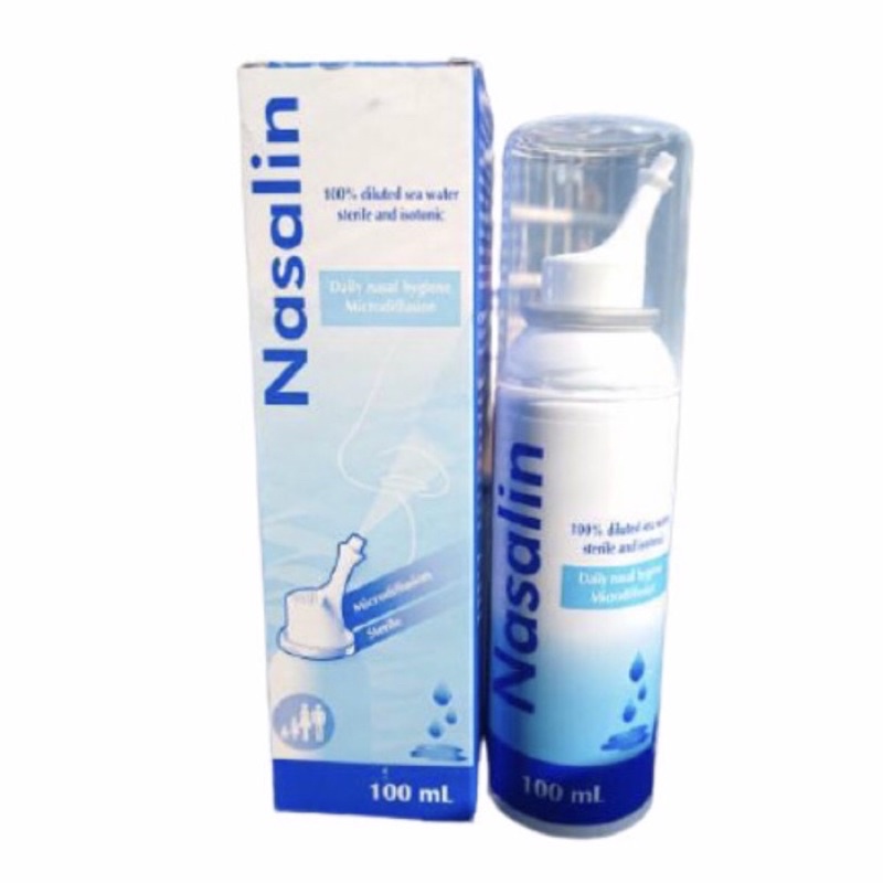 Nasalin spray 100 ml ( semprot pelega hidung tersumbat dewasa )