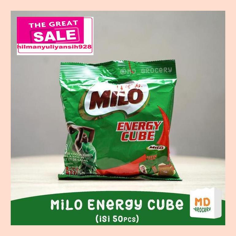 

S50Mra Milo Energy Cube 25/50/100Pcs | Exp: Mar 2021 - 50 Pcs Ori Ret05Vh