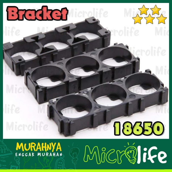 Holder Bracket Baterai 18650 Braket Sambungan