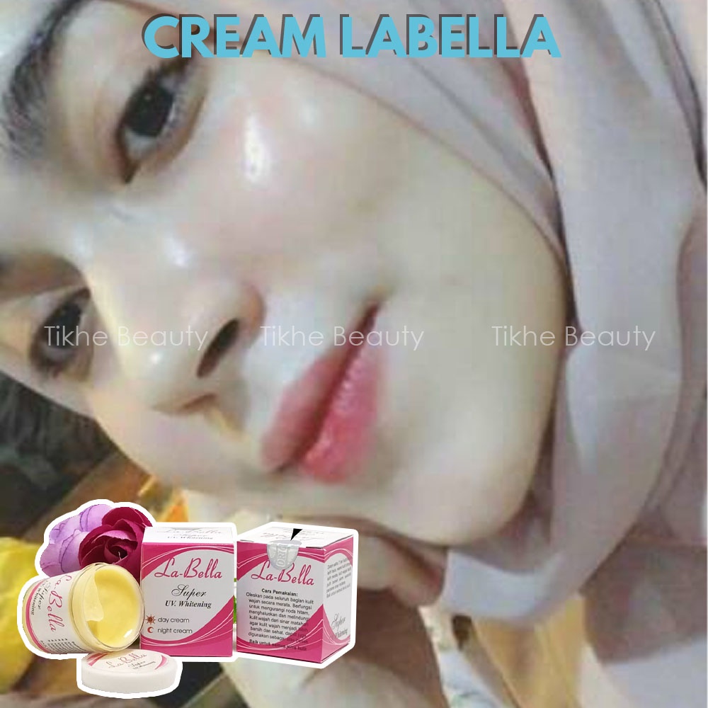 Cream Labella Day & Night Krim Whitening Pemutih Badan / Pemutih Kulit Wajah / Mengurangi Flek Hitam